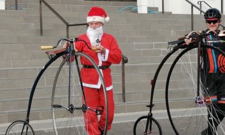 Santa to ride a Penny Farthing down the main street of Yass!