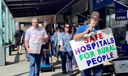 Yass nurses testify at strike rally – Ratios really are a Matter of Life or Death