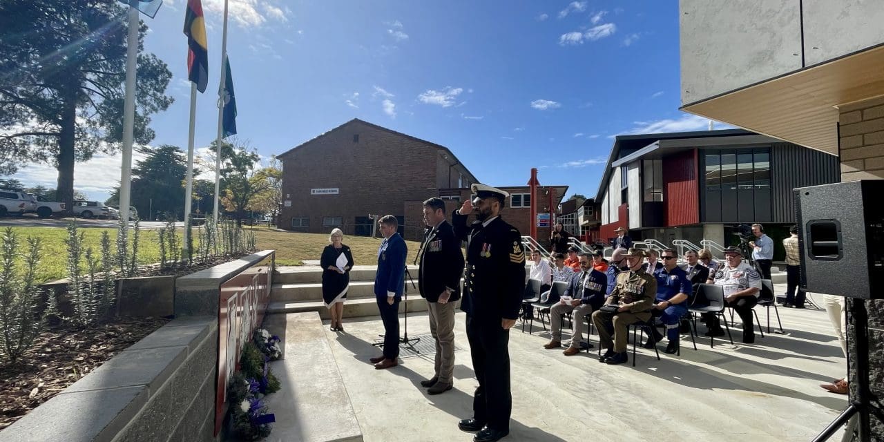 Yass High School Officially Opens ANZAC Memorial with moving tribute